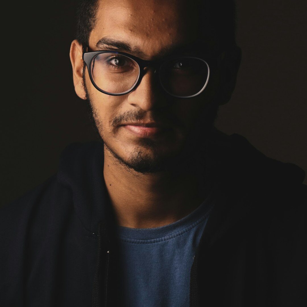 Portrait of an Australian audio engineer with headphones