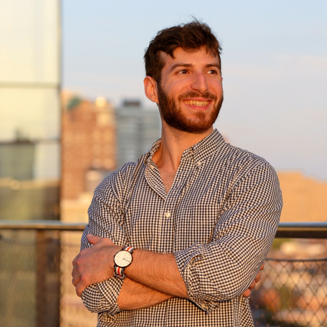 Portrait of an Australian executive producer smiling